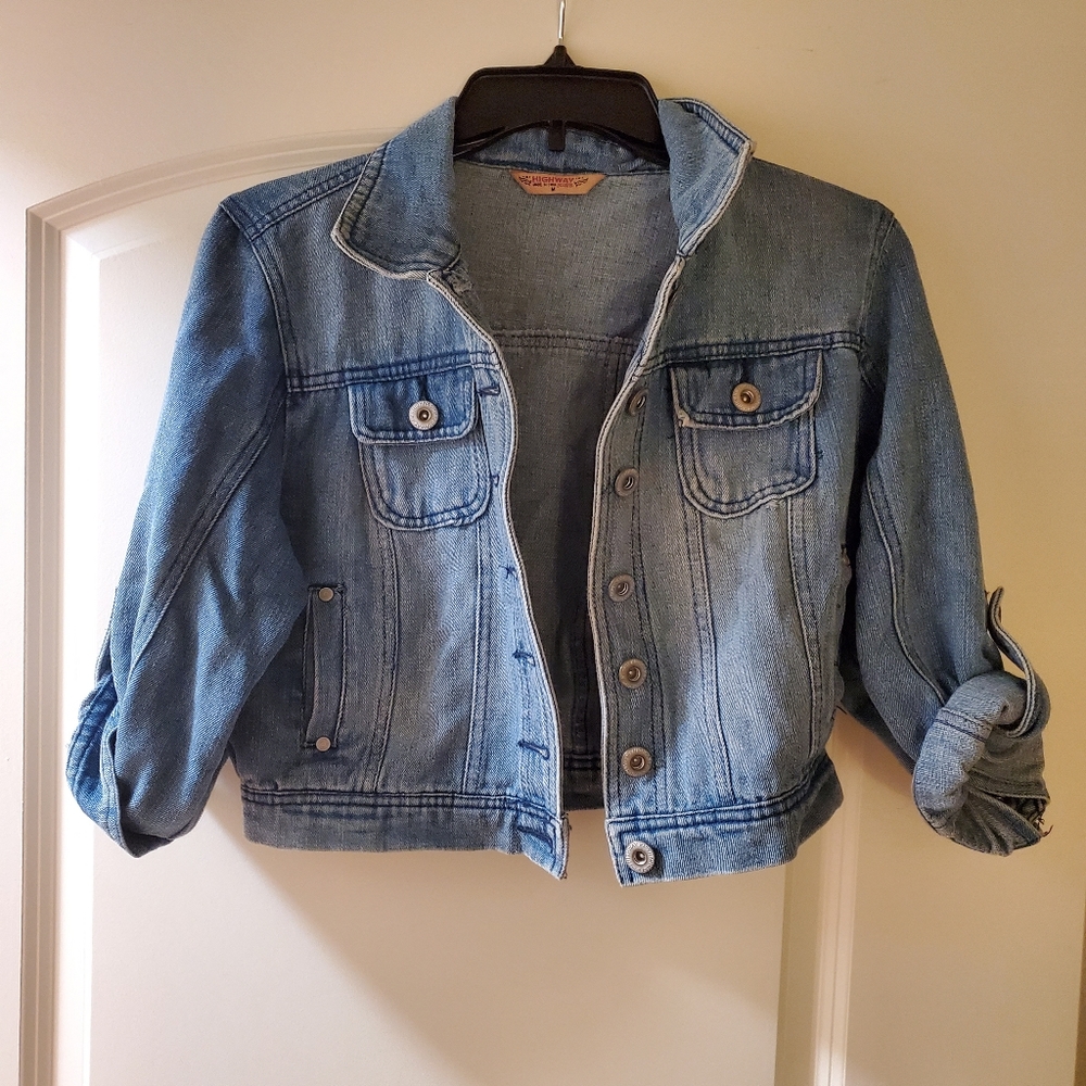 Cropped Denim Jacket